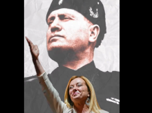 Vídeo en el que el PSOE compara a Georgia Meloni con Mussolini