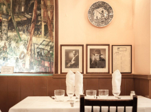 Un rincón de Can Culleretes, restaurante que pertenecía a la familia de Miguel Regàs