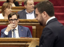 Salvador Illa y Pere Aragonès, en una imagen de archivo