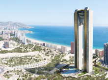Imagen de la maqueta del edificio InTempo de Benidorm