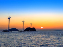 Energía eólica marina en Corea del Sur