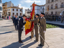 Acto de jura de bandera para civiles en Baena