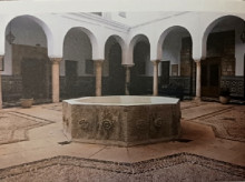 Patio Mudéjar de la Residencia del  Buen Pastor, muy similar al de la casa que habitó el Gran Capitán