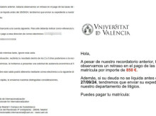 estafa universidad