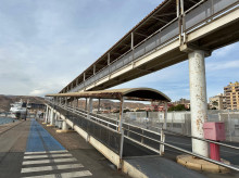 Zona de embarque del puerto de Almería