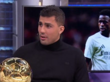 El futbolista del City Rodri Hernández, visitó el programa de Pablo Motos