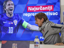 Luka Modric atiende a la prensa en la previa del encuentro de la UEFA Nations League entre Croacia y Portugal