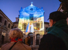 Proyección de Navidad en una iglesia madrileña<br />
<br />
REMITIDA / HANDOUT por AYUNTAMIENTO DE MADRID<br />
Fotografía remitida a medios de comunicación exclusivamente para ilustrar la noticia a la que hace referencia la imagen, y citando la procedencia de la imagen en la firma<br />
20/12/2024