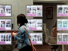 Escaparate de una inmobiliaria