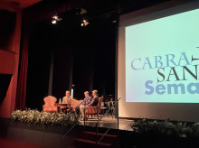 Imagen de la presidencia de las jornadas  de Cabra Semana Santa