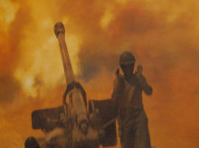 Fuego de artillería iraní