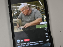 Captura de un vídeo satírico generado por IA