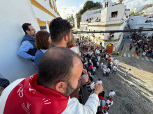 Suelta de toros en Arcos de la Frontera