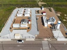 Fábrica de gas natural en Miajadas, Cáceres