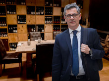 Recreación de Félix Bolaños, en el restaurante Lúa