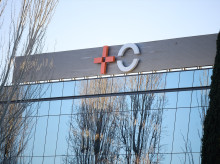 Fachada de la sede de MasOrange en Pozuelo de Alarcón, Madrid (España).