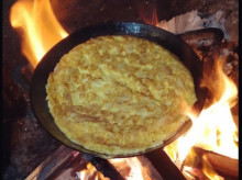 Una forma de cocinar la tortilla que le da un sabor muy particular