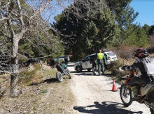 Los controles de la Guardia Civil en el campo los fines de semana son constantes
