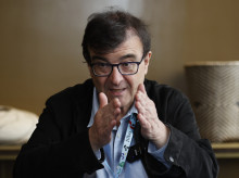 Javier Cercas durante la Feria Internacional del Libro de Bogotá