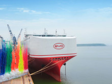 Imagen de la ceremonia de botadura del BYD Shenzhen