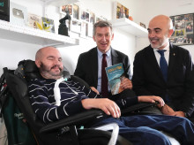 Encuentro entre Alberto Núñez Feijóo y Jordi Sabaté.