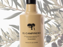 Botella de aceite de oliva virgen extra 'El Campiñero' de Campoenguera.