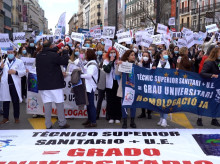 Movilización del Sindicato Estatal de Técnicos Superiores Sanitarios