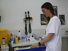 Enfermera en centro sanitario