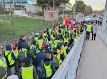 Este colectivo ha protestado ya varias veces en Madrid y Almería, en la imagen frente a la DGT