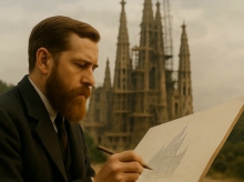 Uno de los fotogramas del tráiler de 'La fe de Gaudí'