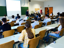 Alumnos de Segundo de Bachillerato durante la primera jornada de la Prueba de Acceso a la Universidad (PAU)