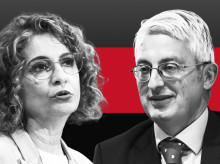 José Antonio Marco Sanjuán y María Jesús Montero, vicepresidenta del Gobierno y ministra de Hacienda