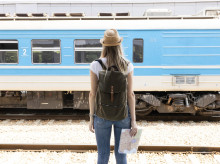 El viaje recorre más de 18.000 km siempre sobre raíles.