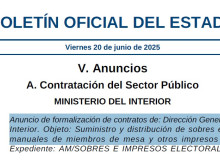 Captura de la publicación del BOE