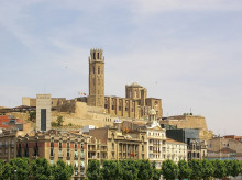 Vista de la Seu Vella de Lérida, en una imagen de archivo