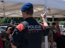 Un agente de los Mossos d'Esquadra, en una imagen de archivo