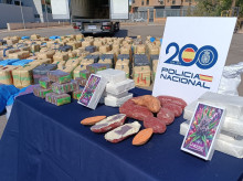 Hachís intervenido en Almería que viajaba oculto entre sandías y en el interior de batatas falsas.

EUROPA PRESS
03/7/2025