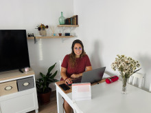 Soraya Cuesta, bióloga y nómada digital en Extremadura