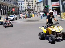 Quads en el centro de Madrid