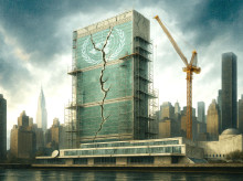 Edifico de la ONU, según la IA.