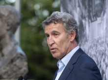 El presidente del PP, Alberto Núñez Feijóo, este miércoles