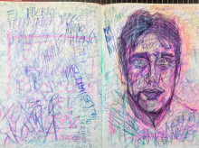 Dibujo de Miguel Ángel Blanco en una de las cartas