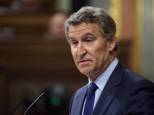 El presidente del Partido Popular, Alberto Núñez Feijóo