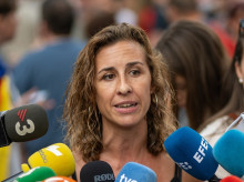 La diputada de la CUP Laia Estrada, en una imagen de archivo