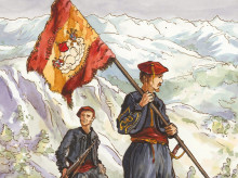 Ignacio Wils, en una ilustración de José Ramón Almeida