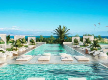 Una piscina comunitaria del futuro residencial en Zahara