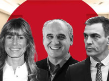 Begoña Gómez, Juan Carlos Barrabés y Pedro Sánchez