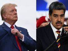 El Presidente electo de EE.UU. Donald Trump y Nicolás Maduro, dictador de Venezuela