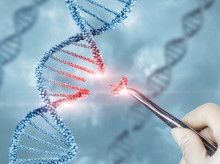 Concepto de tratamiento y ajuste del ADN