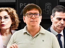 María Jesús Montero, Francisco Salazar y Pedro Sánchez